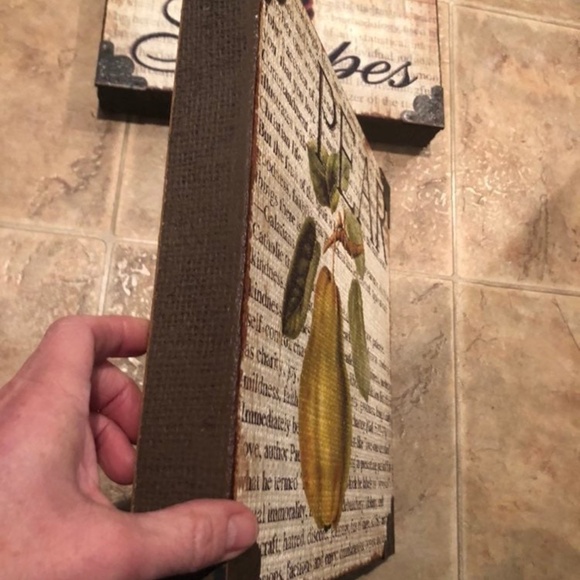 Fruit Wall Art - 12 x 12 - two pcs - Picture 4 of 7